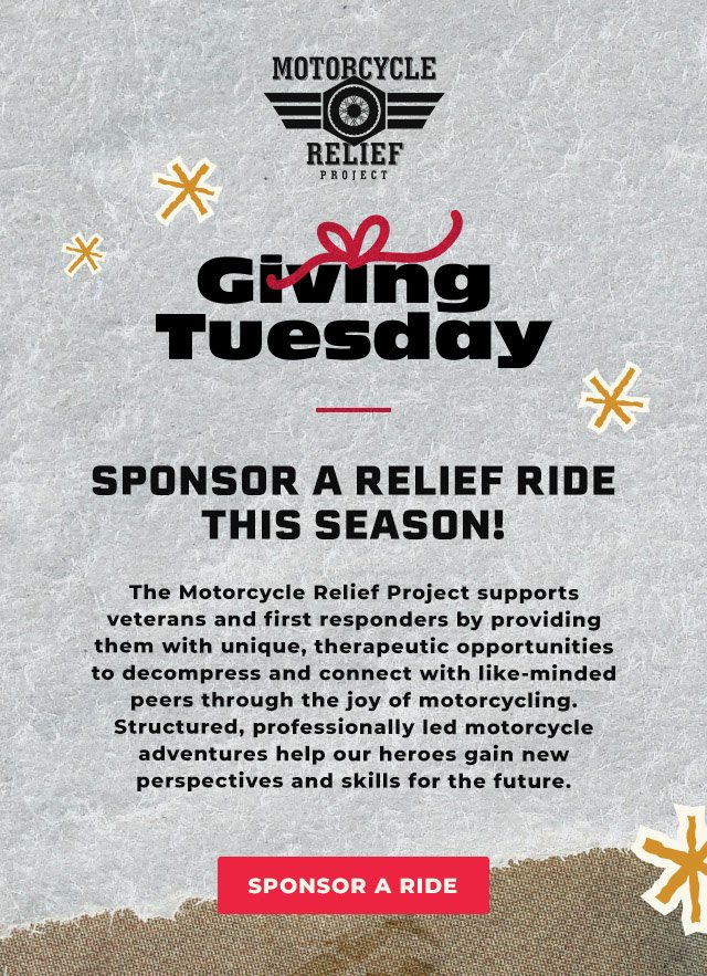 Sponsor a relief ride this season