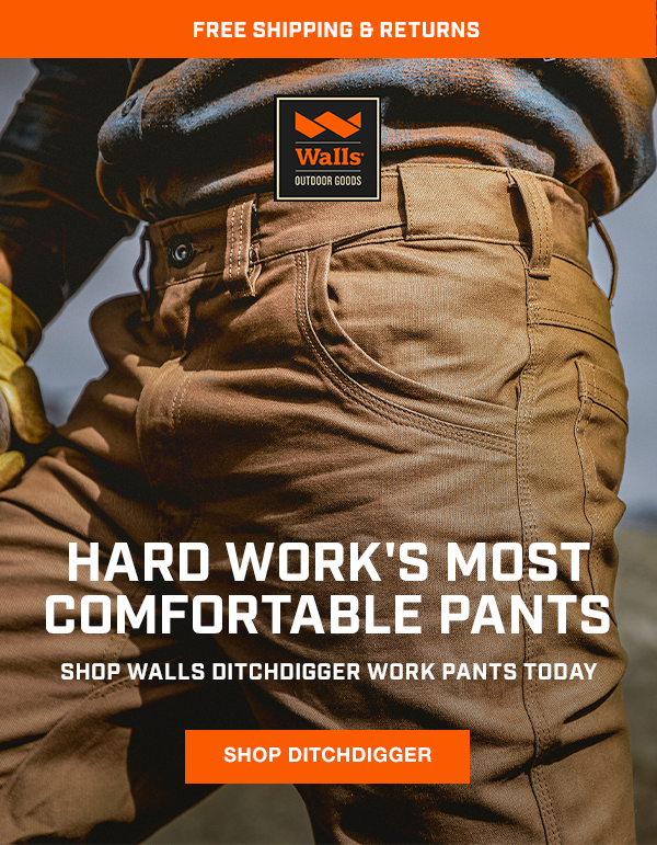 Shop Walls Ditchdigger Work Pants Today! 