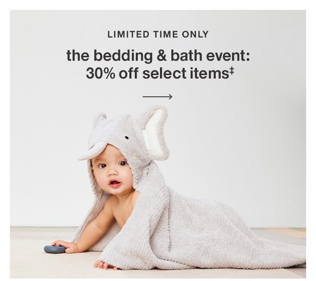 The Bedding & Bath Event: 30% off