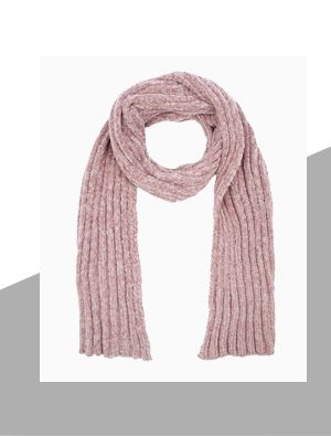 Womens Pink Scarf