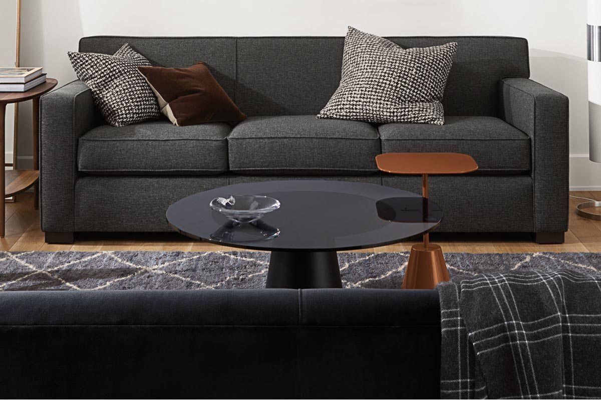 Dean sofa in Sumner charcoal