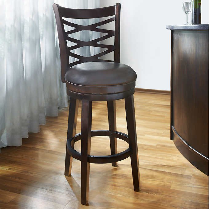 Alero Swivel Barstool, 24-inch or 30-inch