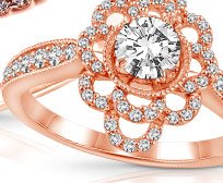 Round Cut Diamond Engagement Ring