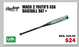 Rawlings Mach 2 Youth's USA Baseball Bat