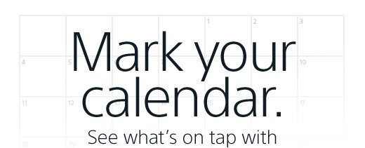 Mark your calendar. See what’s on tap with Sony this March.