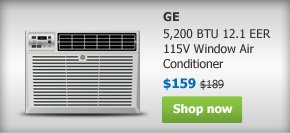 Shop GE 5,200 BTU 12.1 EER 115V Window Air Conditioner