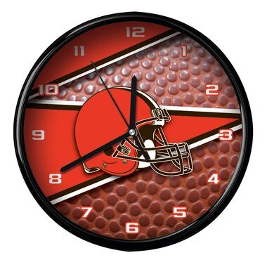 Cleveland Browns 12'' Football Clock