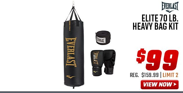 Everlast Elite 70 lb. Heavy Bag Kit