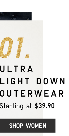 ULTRA LIGHT DOWN OUTERWEAR - SHOP WOMEN