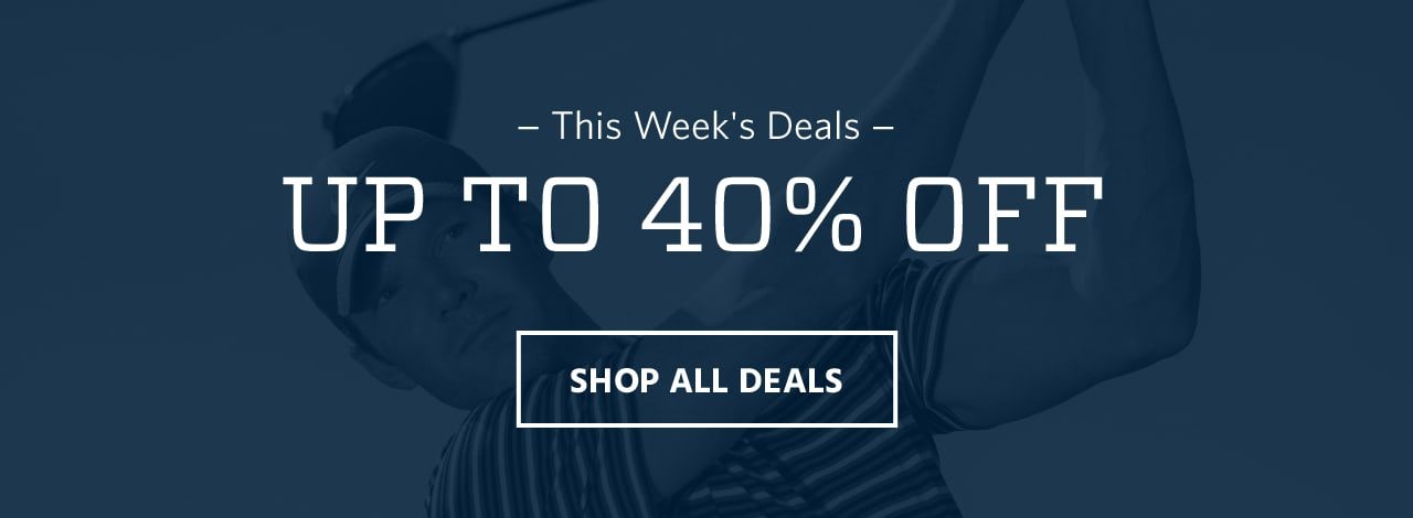 This week's deals. Up to 40% off. Shop all deals.