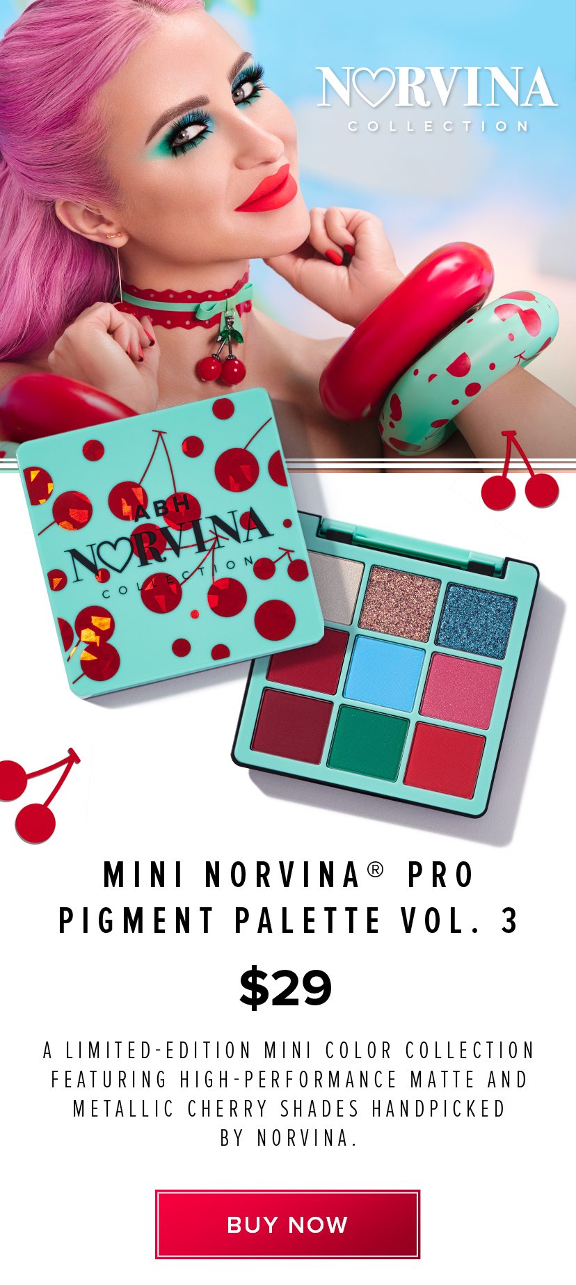 Mini Norvina® Pro Pigment Palette Vol. 3 $29