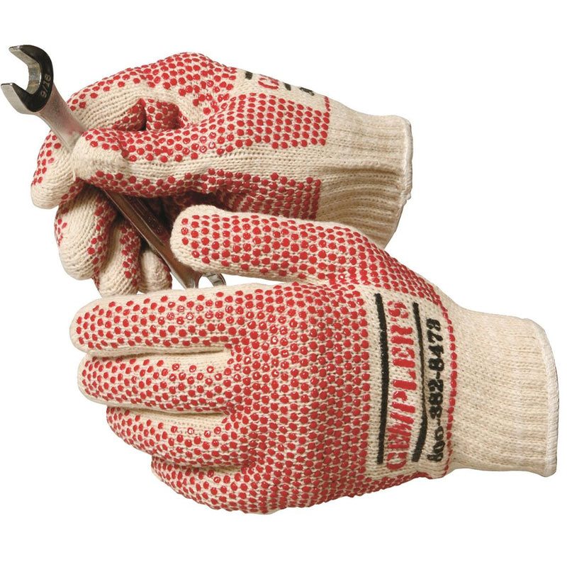 Gemplers Cotton Knit Gripper Dot Gloves