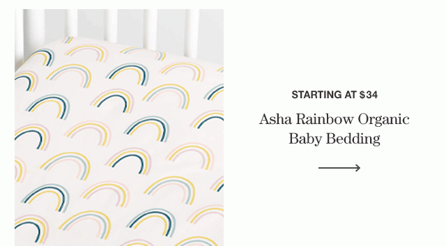 Asha Organic Rainbow Crib Bedding