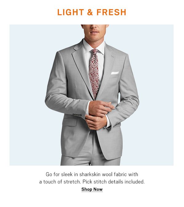 Light & Fresh Gray Suit Shop Now