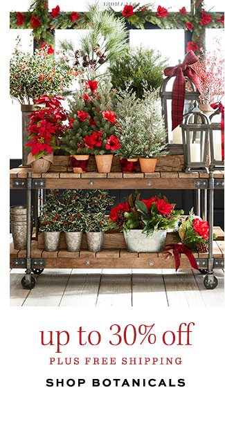 Up To 30% Off SHOP BOTANICALS