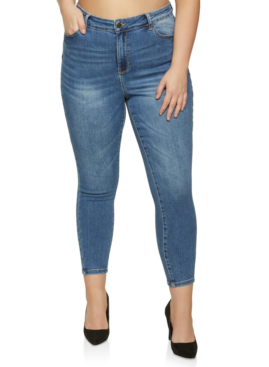 Plus Size WAX High Rise Skinny Jeans