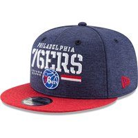 Philadelphia 76ers New Era NBA Hoops For Troops 9FIFTY Hat - Heathered Navy/Red