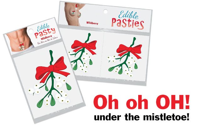 Edible Mistletoe Pasties for Him & Her