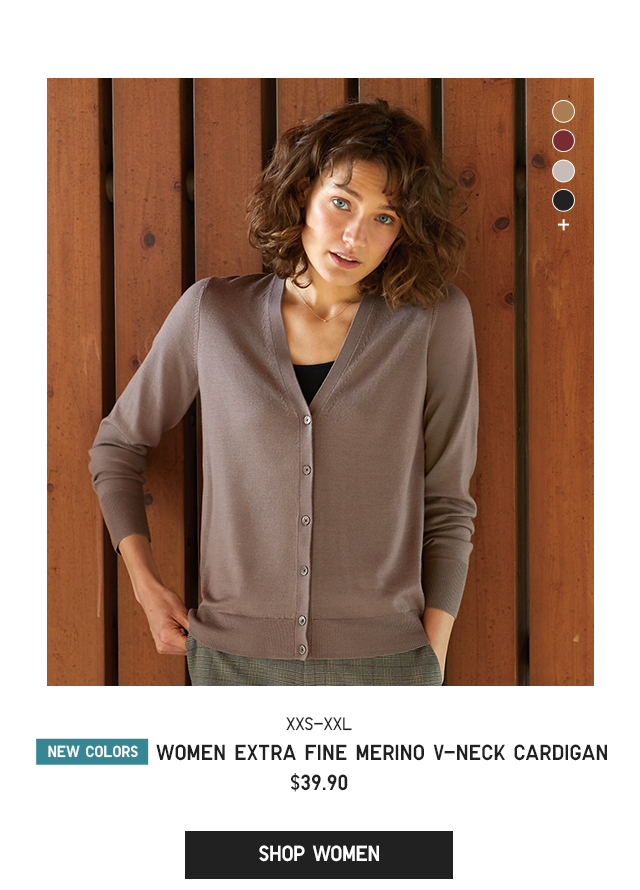 WOMEN - WOMEN EXTRA FINE MERINO CREW NECK SWEATER