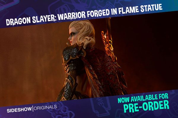 COMING SOON! Dragon Slayer: Warrior Forged in Flame Statue - A Sideshow Original