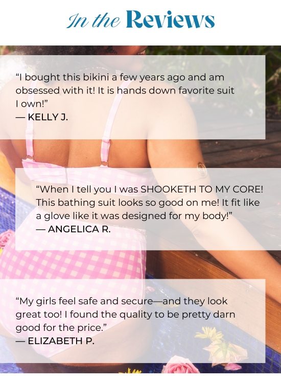 In the Reviews: My girls feel safe and secure-and they look great too I found the quality to be pretty darn good for the price. - Elizabeth P.