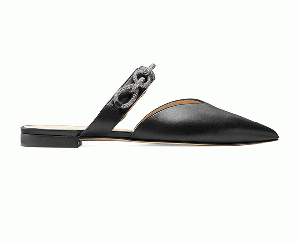 khloe flat mule stuart weitzman