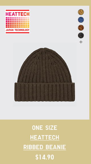 PDP5 - ONE SIZE HEATTECH RIBBED BEANIE