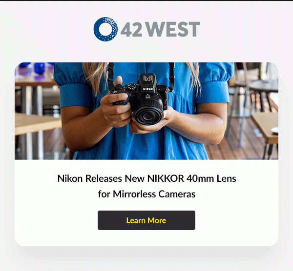 Nikon Releases New NIKKOR 40mm Lens for Mirrorless Cameras