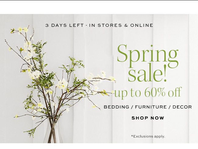 Spring Sale