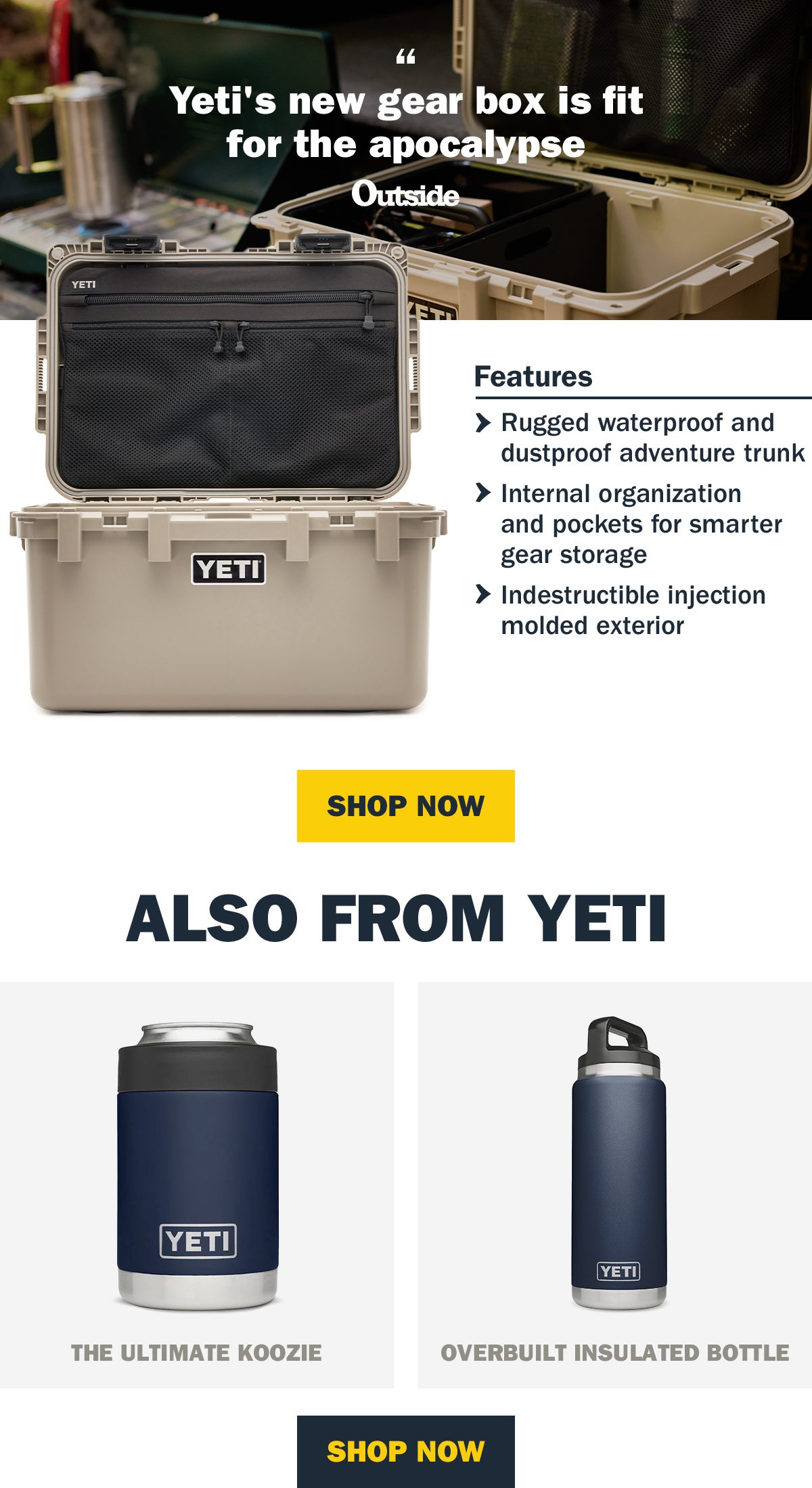 Yeti's New Gear Box Is Fit for the Apocalypse