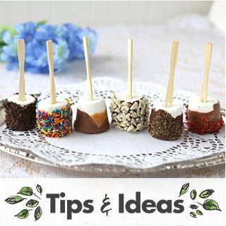 Chocolate-Covered Marshmallow Pops