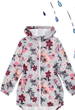 Floral Raincoat