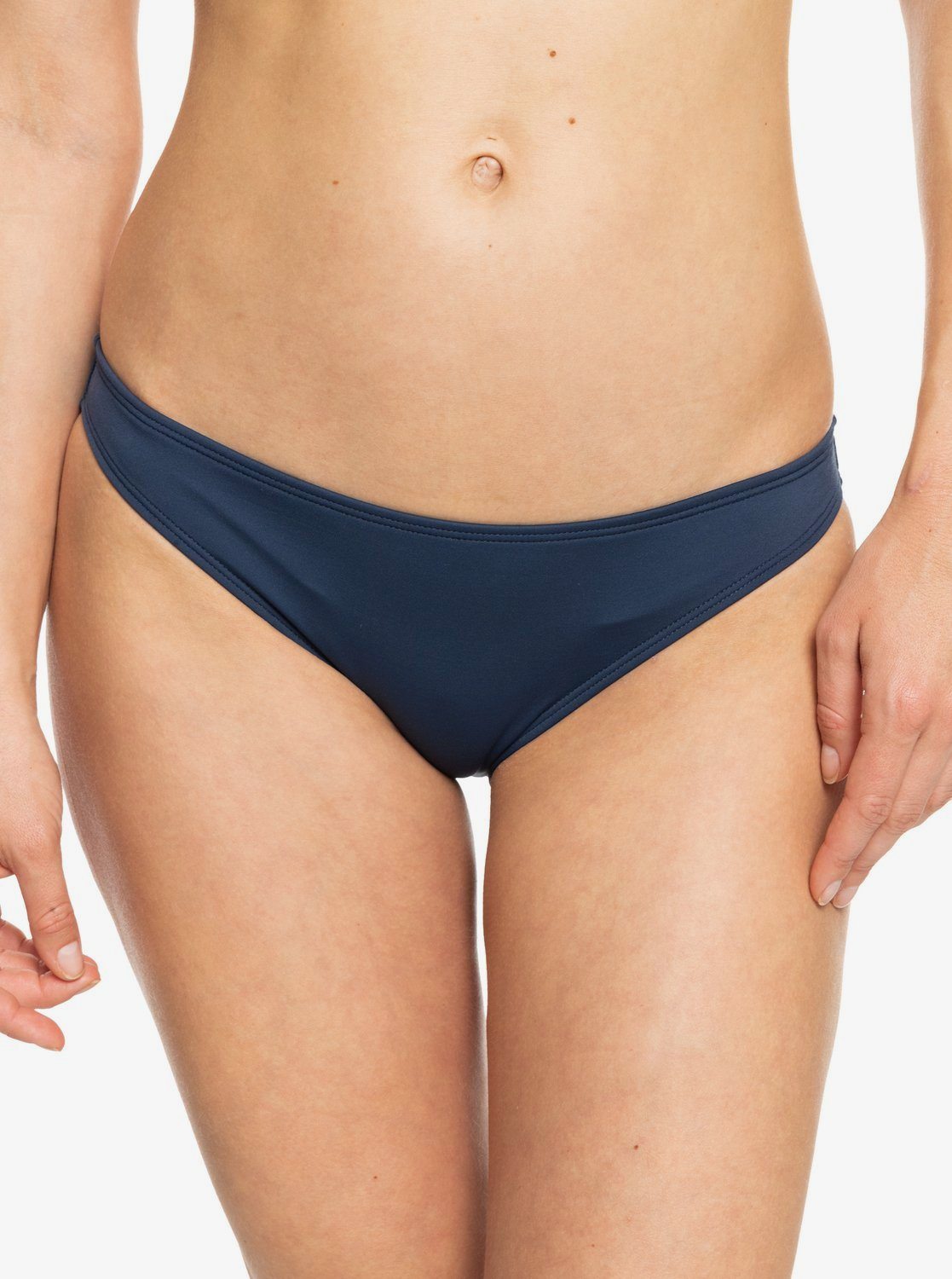 Image of Beach Classics Moderate Bikini Bottoms - Mood Indigo