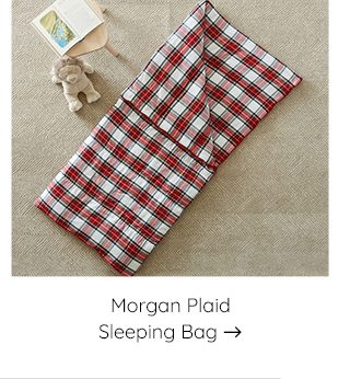 MORGAN PLAID SLEEPING BAG