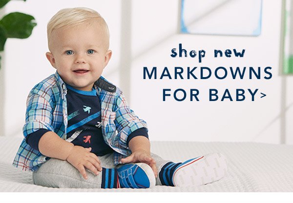Shop new markdowns for baby