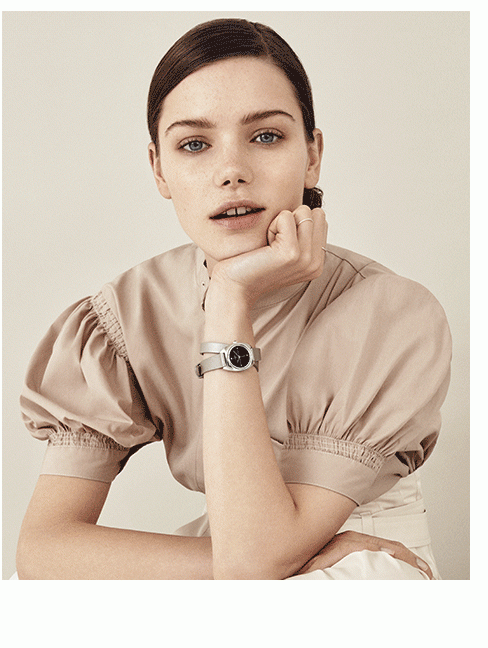 Milano Double-Wrap 24mm Leather Strap Watch