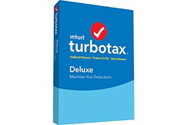 TurboTax Deluxe 2017 State & Federal + eFile Tax Software w/ Bonus 1-year Quicken Starter Edition 2018