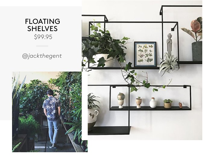 floating shelves