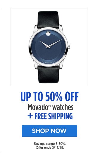 UP TO 50% OFF Mavado® watches + FREE SHIPPING | SHOP NOW | Savings range 5-50%. Offer ends 3/17/18.