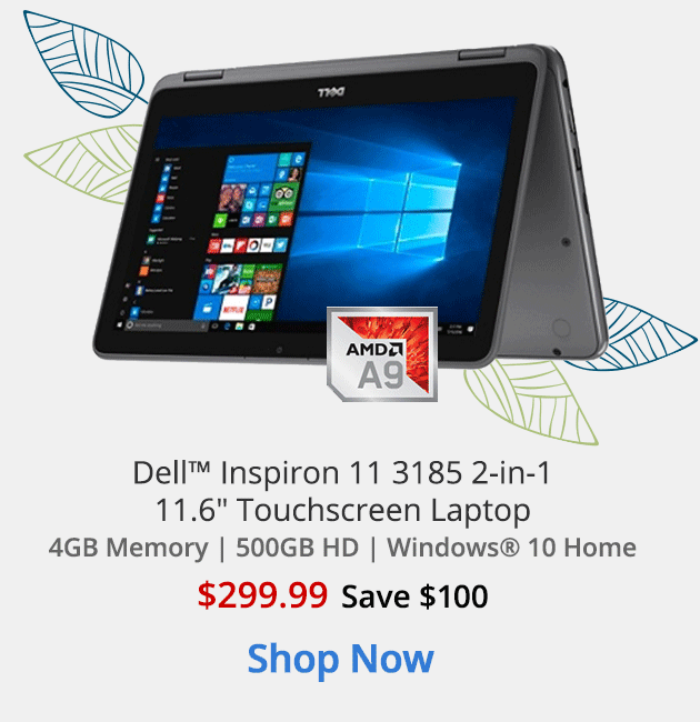 Save $100 on Dell Inspiron. Shop Now