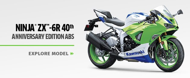 Ninja® ZX™-6R 40th Anniversary Edition ABS