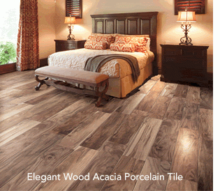 Elegant Wood Acacia Porcelain Tile
