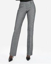 low rise barely boot ticking stripe editor pant