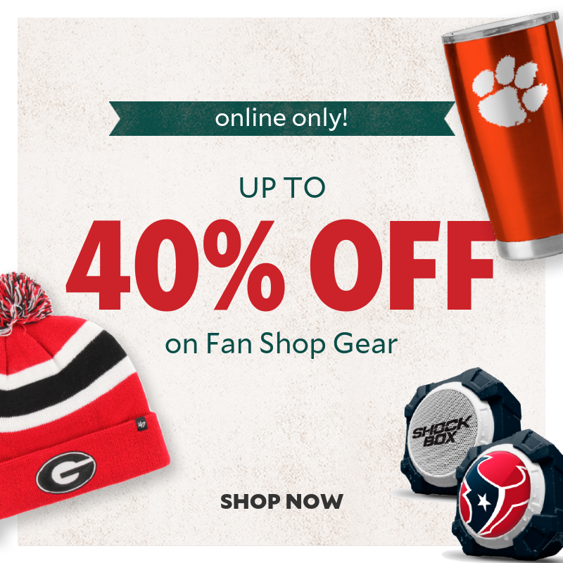 Up to 40% Off Fan Shop