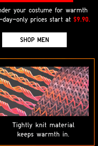 HEATTECH ITEMS - SHOP MEN