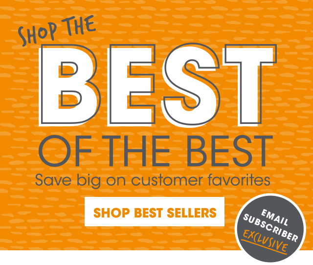 Email Subscriber Exclusive: Shop the BEST of the Best Sellers: 