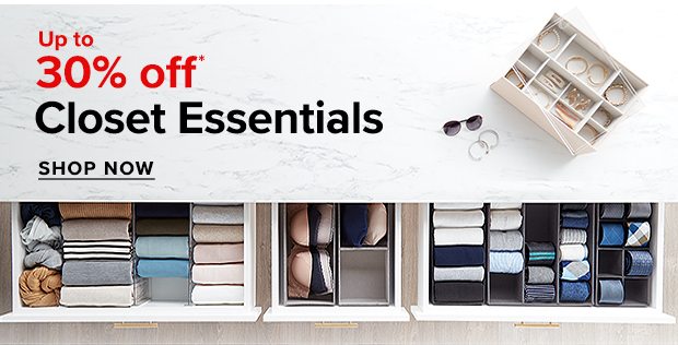 Closet Essentials up to 30% off ›