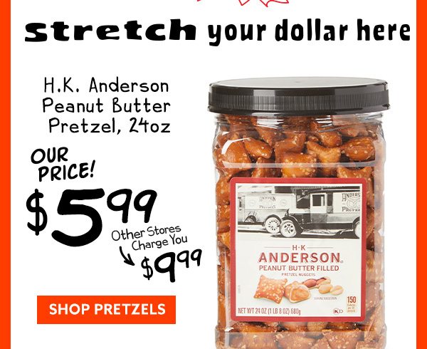 H.K. Anderson Peanut Butter Pretzels