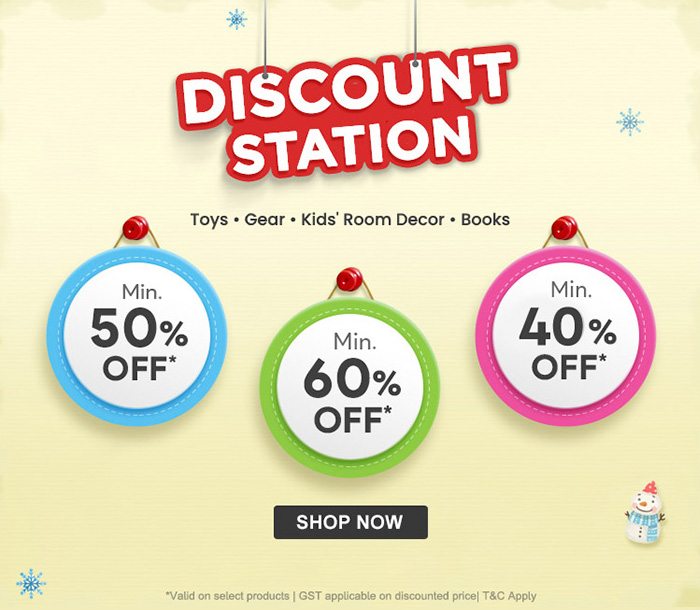 Discount Station Min. 60% OFF* - Min. 50% OFF* - Min. 40% OFF*