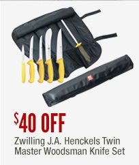 Zwilling J.A. Henckels Twin Master Woodsman Knife Set